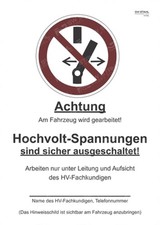Verbotsschild SWSTAHL 07335L Kunststoff