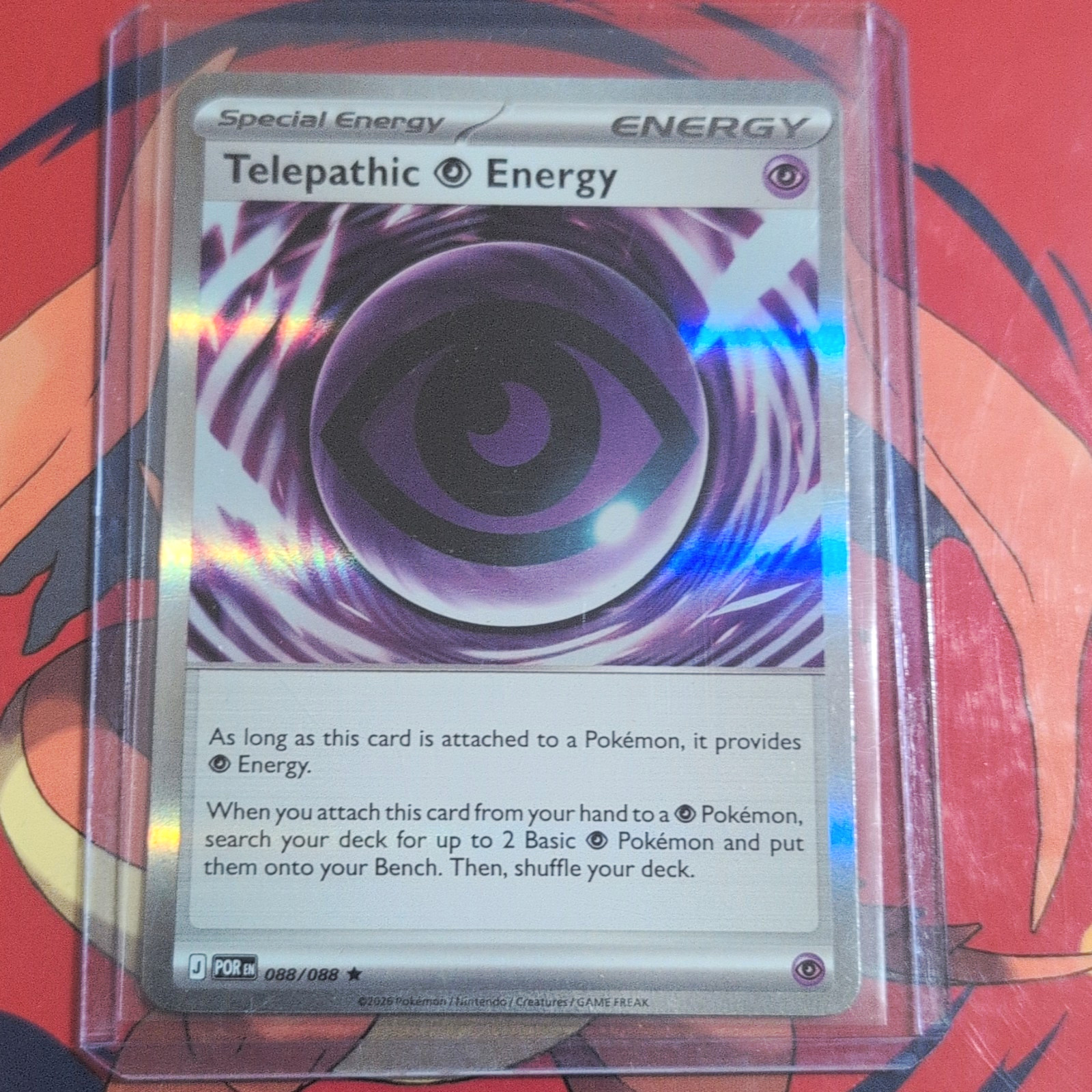 Telepathic Energy 088/088 Pokemon GO Special Energy Holo Rare