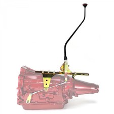Push Button Transmission Shifter Kit W 23 Black Swan Arm For Gm Th400