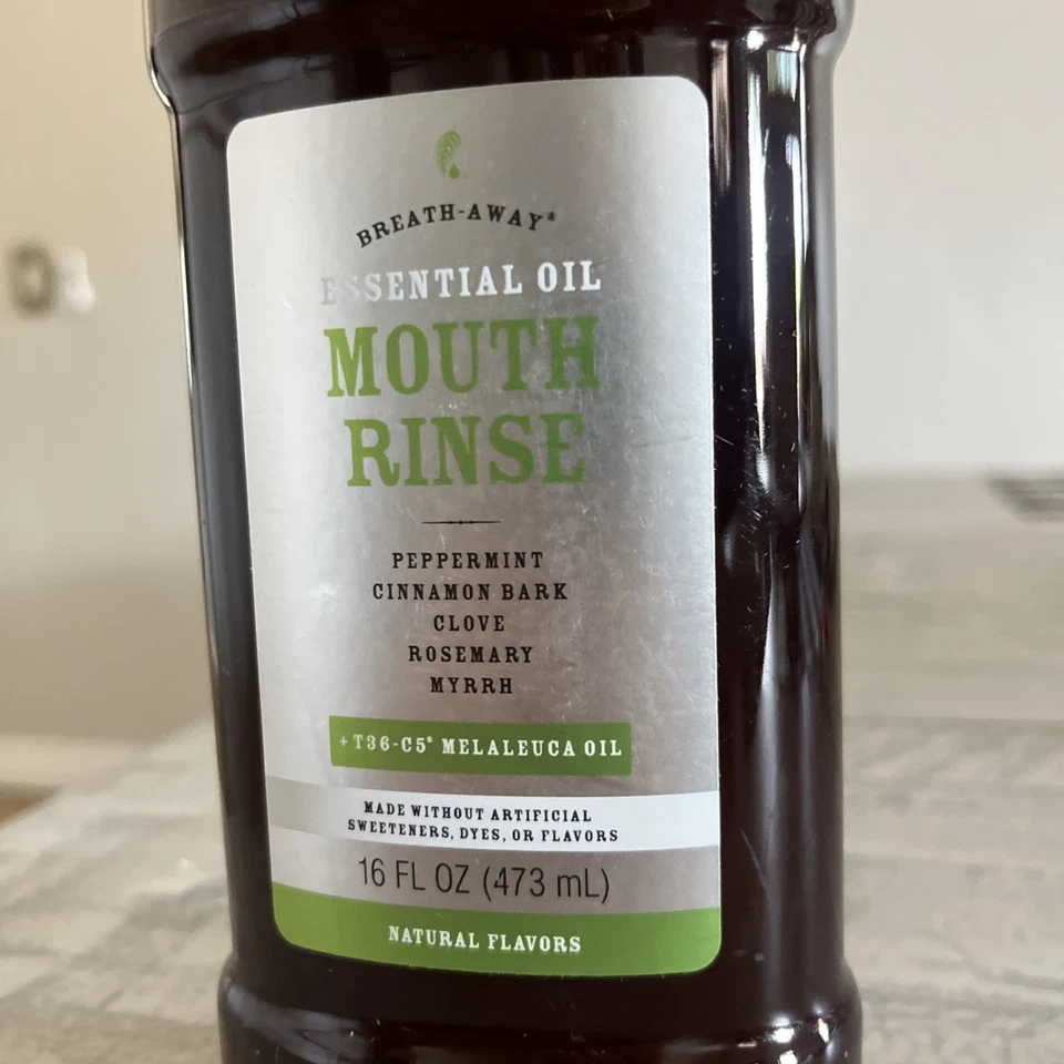 NUEVO Enjuague bucal aceite esencial Melaleuca Breath Away 16 oz  Foto 2 de 4