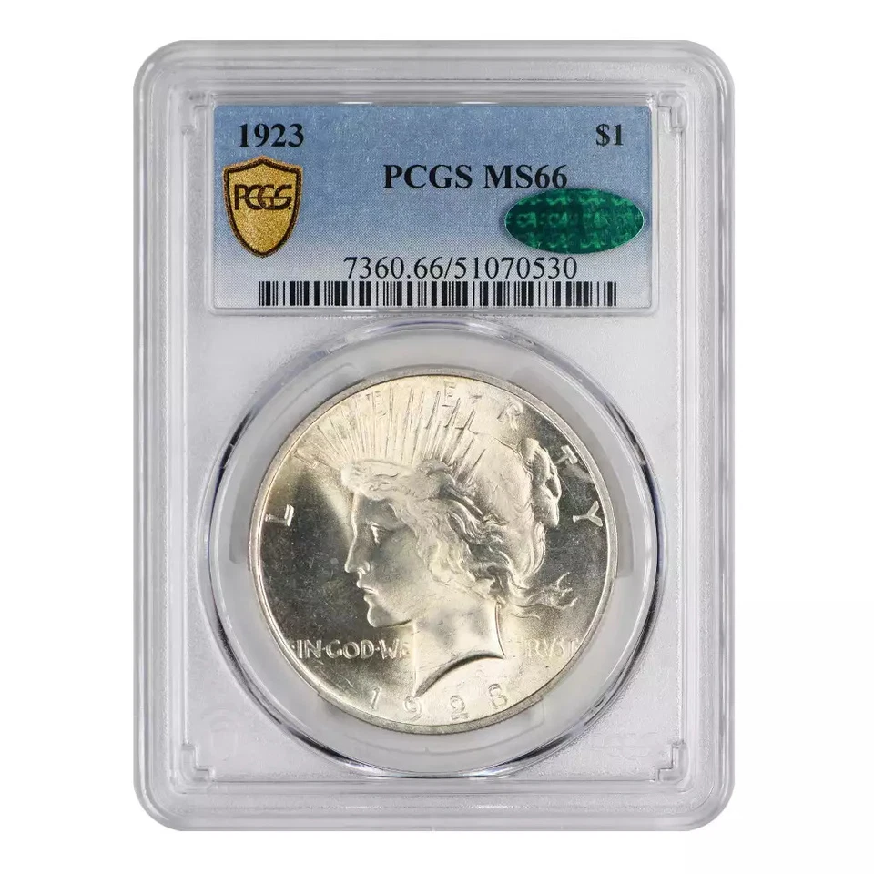 1923 Peace Dollar PCGS MS-66 CAC - Image 3 of 4