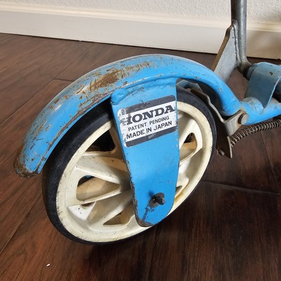 りんご　ワゴン PICK PARTS- Vtg 1976 Honda Kick N Go Senior 3 Wheel Scooter Blue