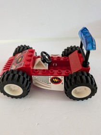 LEGO Jack Stone Fire Cruiser 4601 Complete Figure 4 Juniors 2001 Vehicle