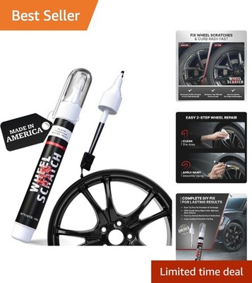 Multi-Surface Car Scratch Remover Pen - Fast-Drying Gloss Black Touch-Up