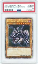 Yu-Gi-Oh Red-Eyes Black Dragon TN23-EN003 English PSA 10