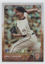 2015 Topps Chrome Refractor Erik Cordier #145 0c4