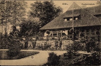 Postcard Hanseatic city of Kiel, forest nursery - 3217595
