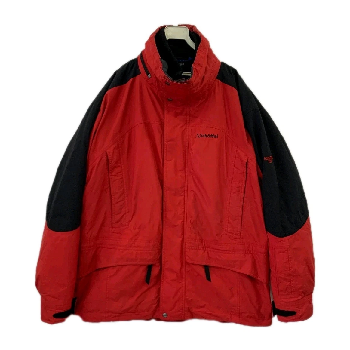 Schöffel Gore-Tex Jacket Men XL XXL Red Black Waterproof Outdoor Ski Coat #158