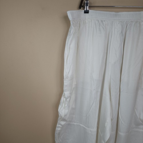 Pantalones cargo nupciales de seda The Skims en mármol talla 3X - Imagen 3 de 9