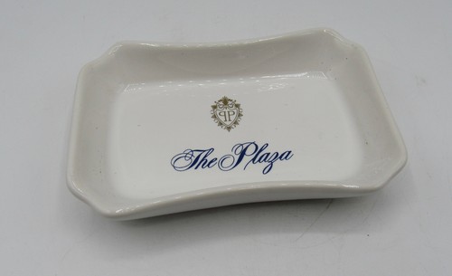 Vintage The Plaza Hotel pin/soap dish tray New York 212 Plaza 9-3000