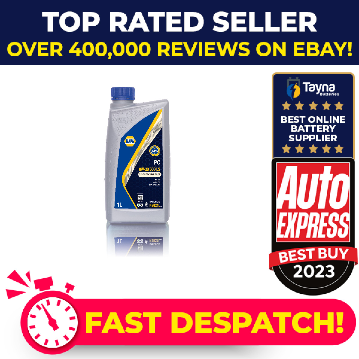 Engine Oil fits VAUXHALL CORSA F 1.2 1.5D 2019 on NAPA Genuine Quality Product
