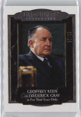2025 James Bond Black Diamond Gold 37/99 Geoffrey Keen as Frederick Gray 02aj