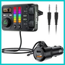 Bluetooth 5.3 Car Adapter with Dual USB Fast Charging  Hi-Fi Music Experience
