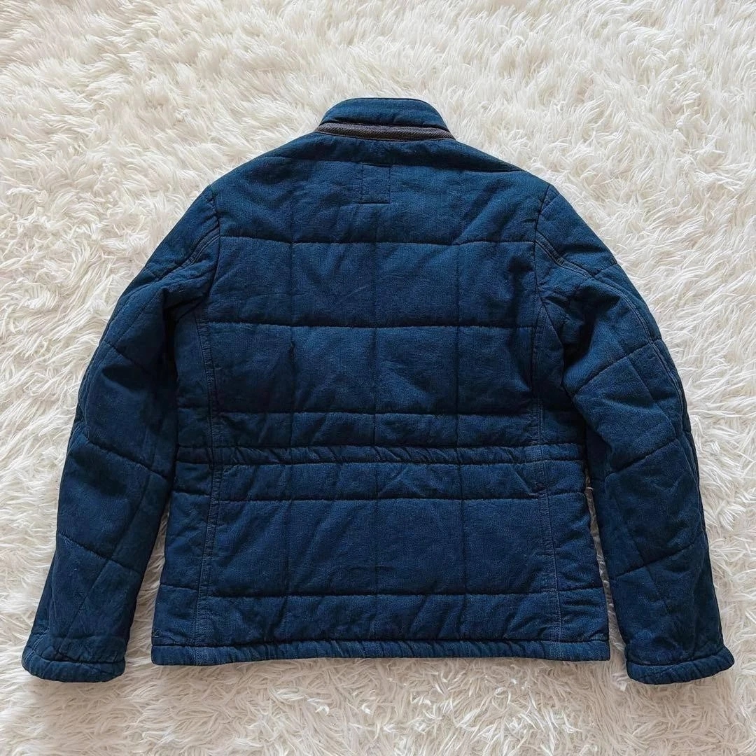 45R Indigo Cotton Quilted 908 Liner Blouson Jacket Excellent - product detail image 6