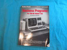 RADIO SHACK 62-2079 BUSINESS PROGRAMS FOR TRS-80 MODEL I/III BOOK