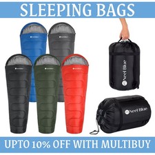 Mummy Style Sleeping Bag Adults Light Weight for Camping Hiking Winter Warm
