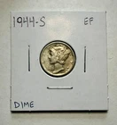 1944-S Mercury Dime 10c SILVER - Extra Fine (EF)