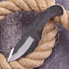 8'' 1095 High Carbon Steel Knife Blank Blade DIY Bushcraft Hunting Knife Making