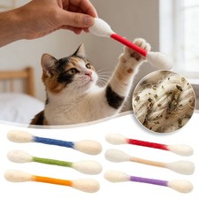 Cat With  6 Pk Chew Sticks For Indoor Boredom Teething Ropes Big Interactive
