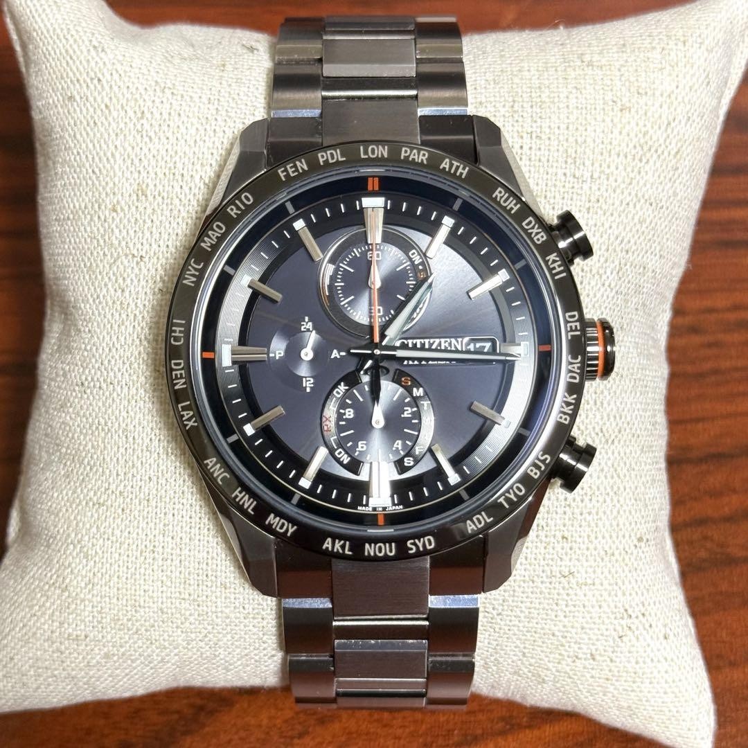 Citizen Attesa AT8189-61E Solar-Powered Radio-Controlled Men's Watch 844113