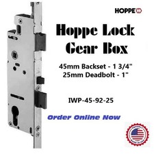 Hoppe Lock Gearbox 1-3/4 Backset- 45-92-25 Re...