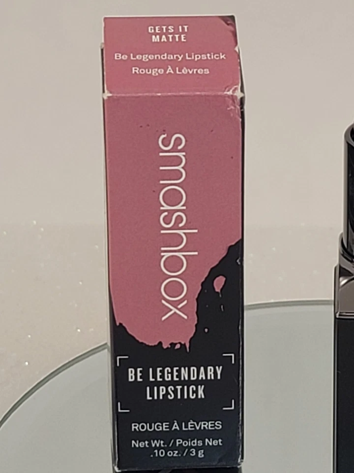 Smashbox Be Legendary Lipstick GETS IT MATTE 0.10 oz Full Size RARE New In Box - Image 4 of 4