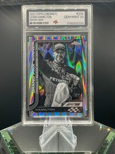 2025 Topps Chrome Formula 1 F1 #106 Lewis Hamilton B&W RayWave GEM MINT PTA 10🔥