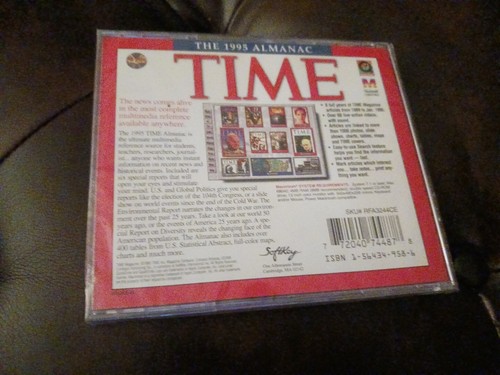 1995 SoftKey Time Magazine Multimedia Almanac CD-Rom,APPLE McIntosh Sealed NEW - Picture 11 of 11