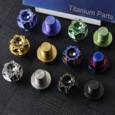 TC4 Titanium alloy screws M10x15mm Motorcycle Rearview Mirror Bolt high strength