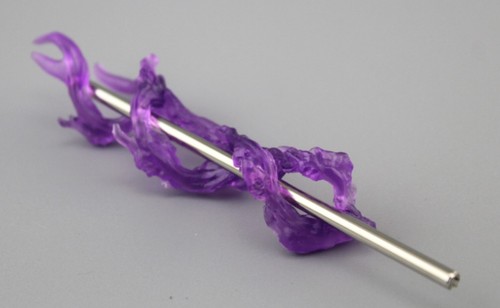 Iron Bar & Purple Flame Effect for 1/6th Scale 12" Action Figure 1:6 New - Picture 3 of 6