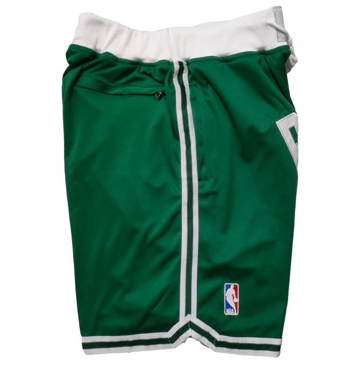 Boston Celtics NBA Basketball Shorts Pockets Size S3XL Green New eBay