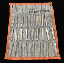 28-Piece Steel 4mm Letter Stamp Set For Use With Wood Metal Plastic Leather