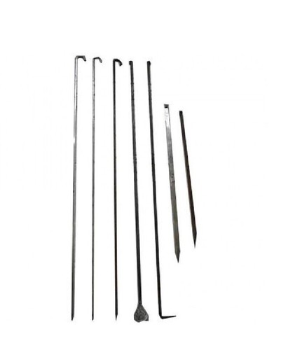 Stainless Steel 8MM 42 INCH KEBAB STICK HOOK ROUND Skewer Kebab BBQ Grill SQUAR - Picture 5 of 6