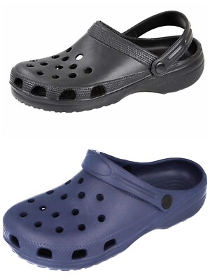 HERREN CLOG SOMMER URLAUB DUSCHE STRAND POOL GARTEN KRANKENHAUS KRANKENSCHWESTER BEQUEME SCHUHE
