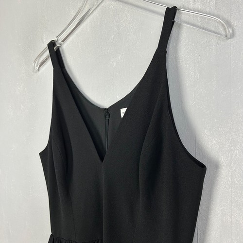 Dress the Population Felicia midi dress size M plunge fit & flare side slit NEW - Picture 8 of 15