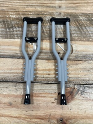 Build A Bear Workshop BABW Black Crutches 2015 Medical Leg Tool Plush Accessory