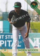 2024 Greensboro Grasshoppers Jaden Woods RC Rookie Pirates Minor League Card