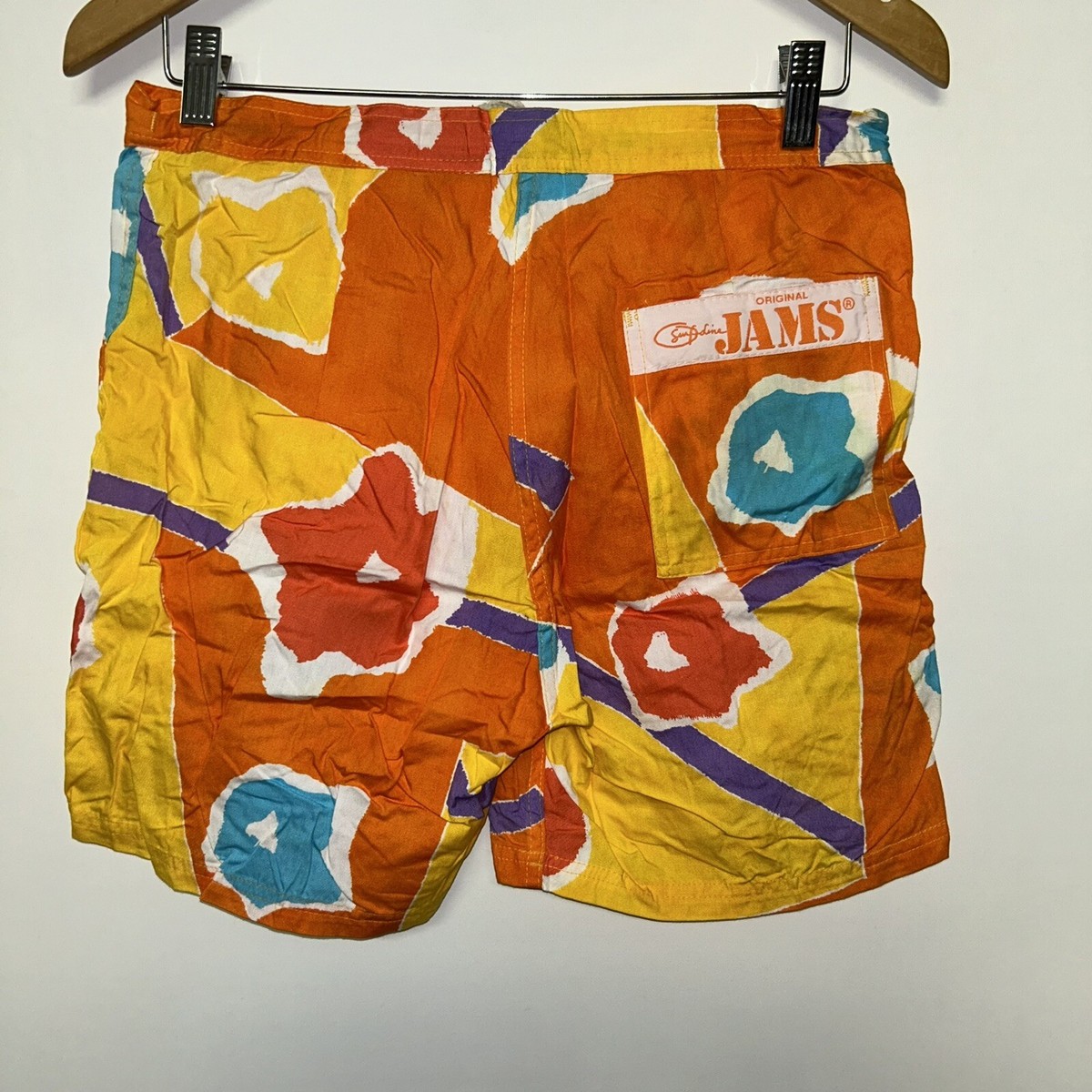 Vintage 1980's Original Jams Unisex Shorts, Deadstock NWT