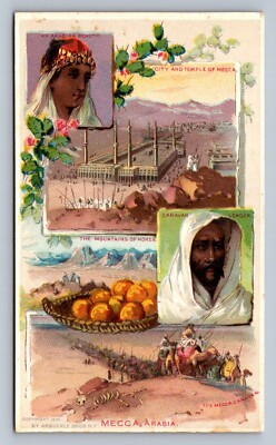Postcard  Trade Card Arbuckle Bros Coffee Mecca Arabia People  Views M930
