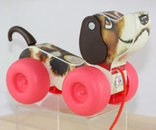 Basic Fun Fisher Price Little Snoopy Toy #1650 - Dog Pull Toy