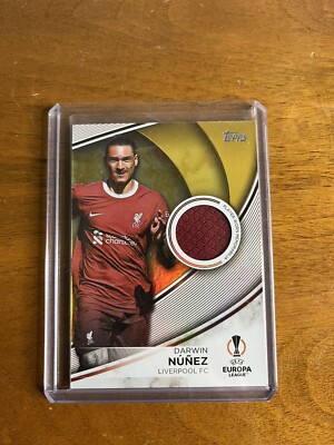Darwin Nunez 2023-24 Topps UCC Player Worn Patch Gold /50