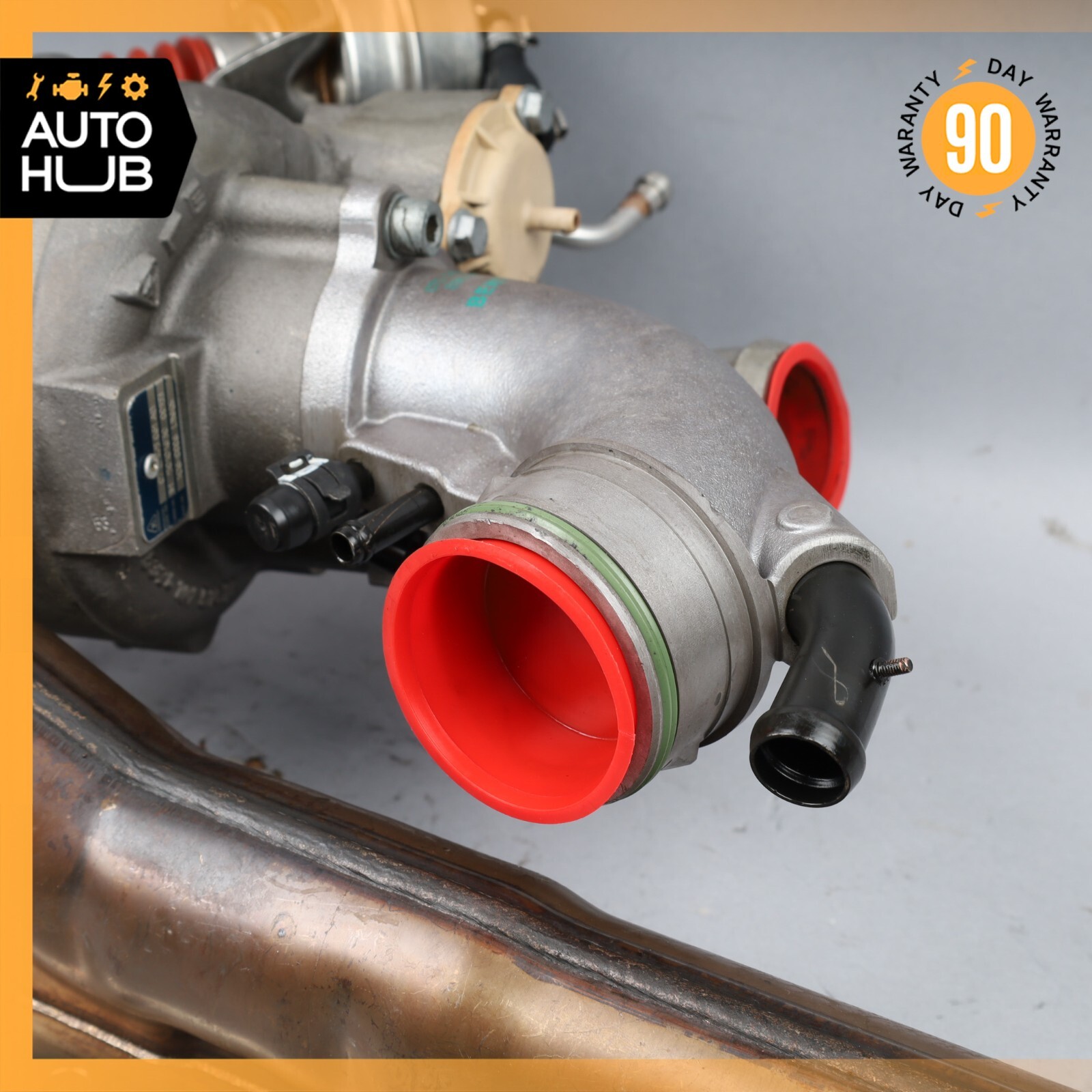 03-08 Bentley Continental GT 6.0L W12 Turbocharger Turbo Manifold Left Side OEM