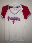 Mlb Philadelphia Phillies Women's Jersey T-Shirt New With Tags - Multiple Sizes