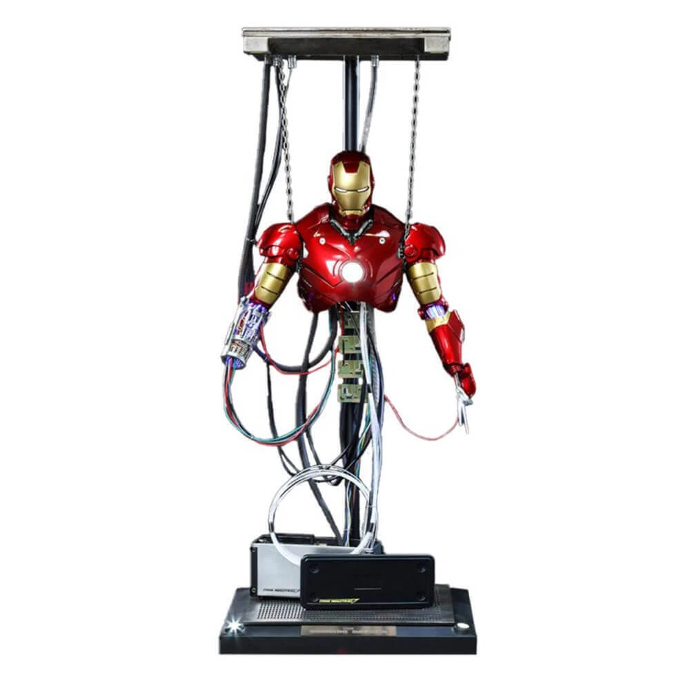 Figura coleccionable detallada de Iron Man Mark III versión de construcción esca