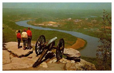 PANORAMIC SCENE Chattanooga Tennessee Historic Old Photo 2