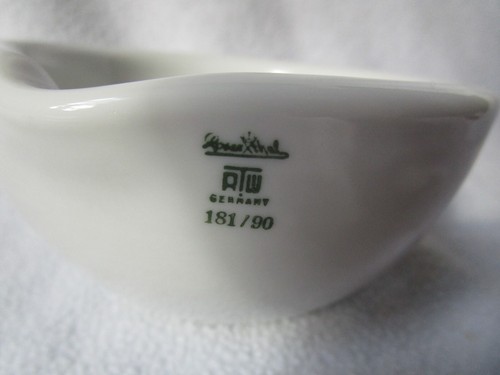 Rosenthal ATW Labor-Porzellan VENENA Mörser DIN 181/90 und Haldenwanger Pistill - Picture 3 of 6