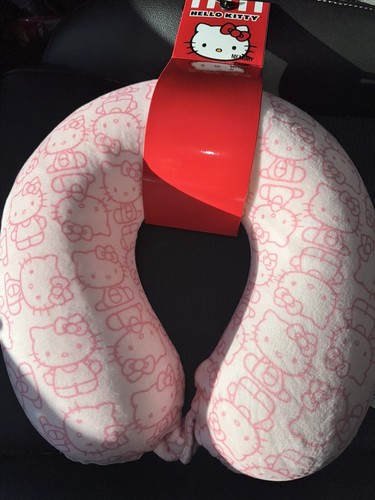 Hello Kitty Pink Neck Pillow (New) - Picture 1 of 3