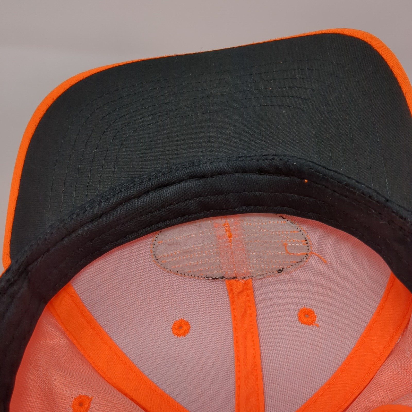 Mossy Oak Patch Strapback Hat Orange One Size Adj… - image 7