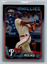 Johan Rojas 2024 Topps Chrome Refractor Rookie Card # 273. rookie card picture