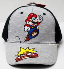Super Mario Bros Classic Logo Baseball Hat Youth Baseball Cap New